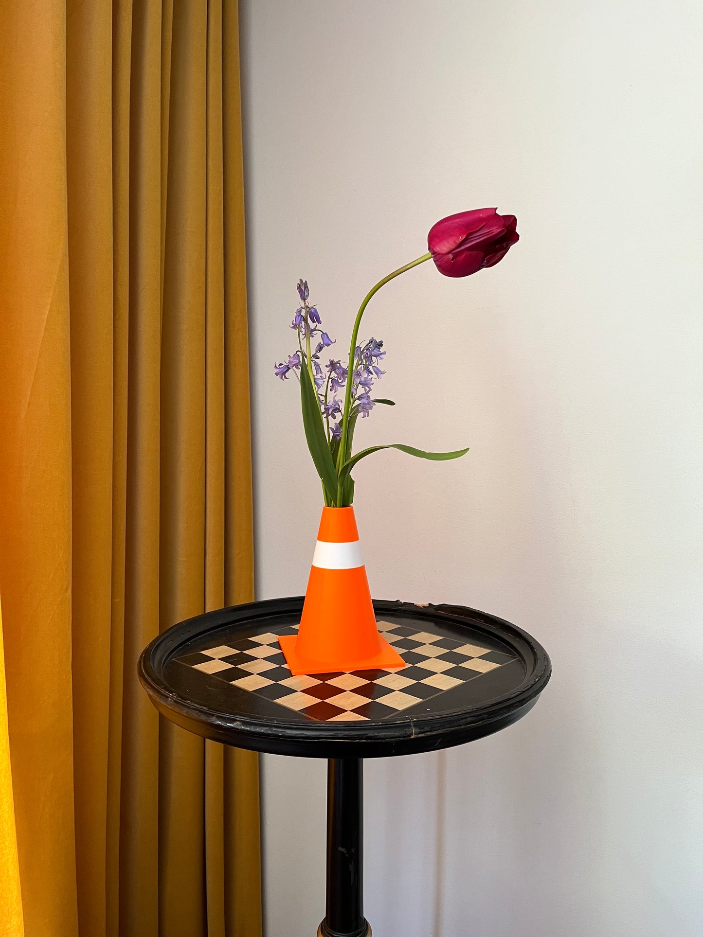Traffic Cone Bud Vase